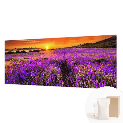 Fotobehang op maat Lavendelzonsondergang