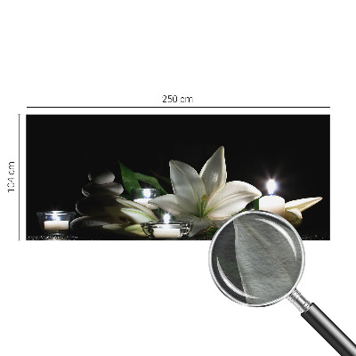 Fotobehang voor de slaapkamer met een ontspannende scène