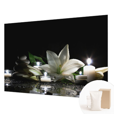 Fotobehang voor de slaapkamer met een ontspannende scène