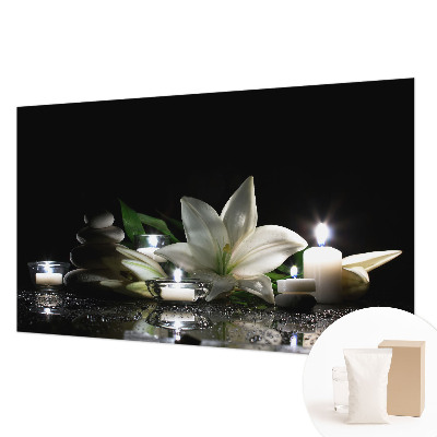 Fotobehang voor de slaapkamer met een ontspannende scène