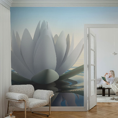 Fotobehang voor de woonkamer Waterlelies
