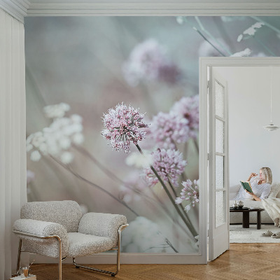 Luxe fotobehang Wilde bloemen