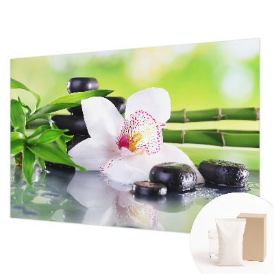 Modern fotobehang voor de woonkamer met een rustig natuureffect