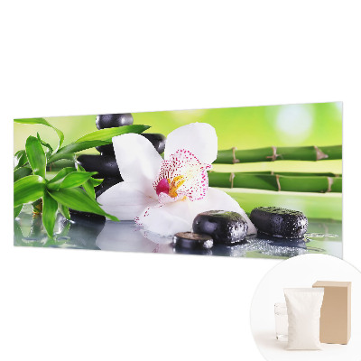 Modern fotobehang voor de woonkamer met een rustig natuureffect
