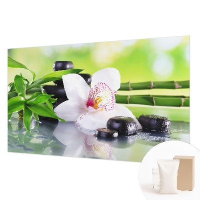 Modern fotobehang voor de woonkamer met een rustig natuureffect