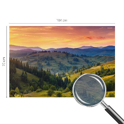 Sfeervol fotobehang Berglandschap