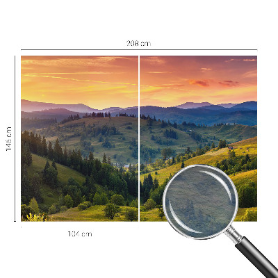 Sfeervol fotobehang Berglandschap