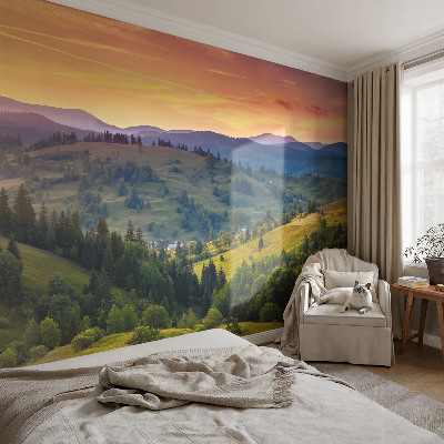 Sfeervol fotobehang Berglandschap