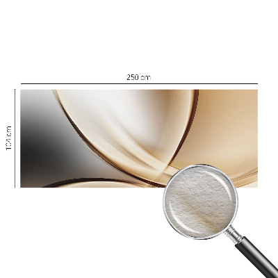 Uniek fotobehang Afgeronde lijnen