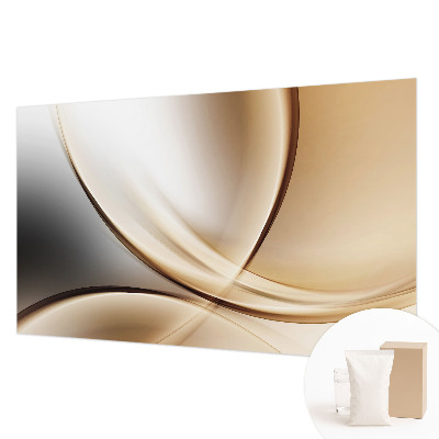 Uniek fotobehang Afgeronde lijnen