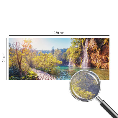 Groot fotobehang met een natuurlijk landschap