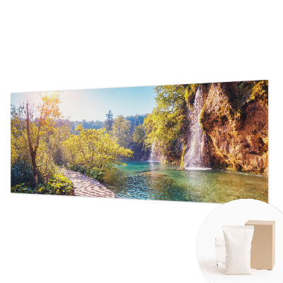 Groot fotobehang met een natuurlijk landschap