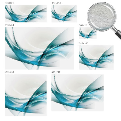 Vlies fotobehang Blauwe golven