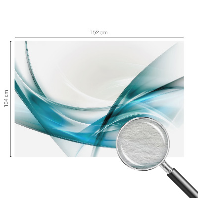 Vlies fotobehang met een patroon van blauwe golven