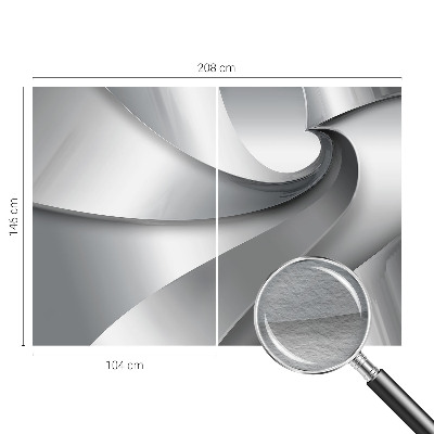 Fotobehang vliesbehang met geometrische spiralen
