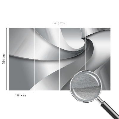 Fotobehang vliesbehang met geometrische spiralen