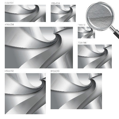 Fotobehang vliesbehang met geometrische spiralen