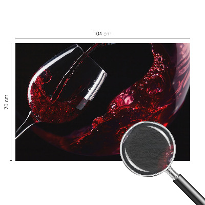 Muur behang Rode wijn