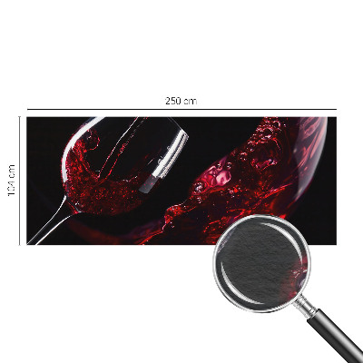 Muur behang Rode wijn