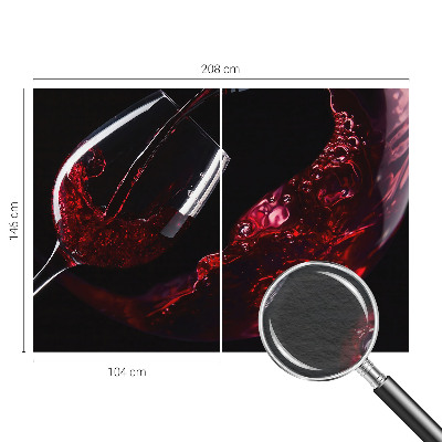 Muur behang Rode wijn