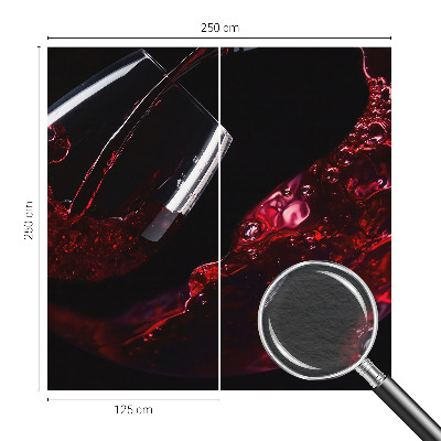 Muur behang Rode wijn