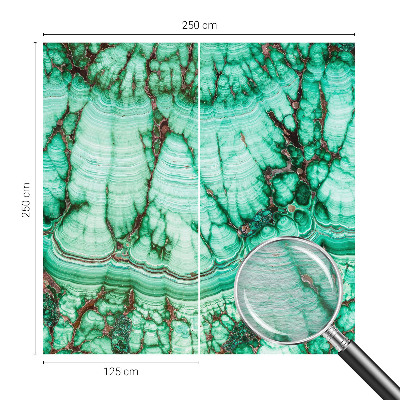 Vlies fotobehang op maat Groene patronen