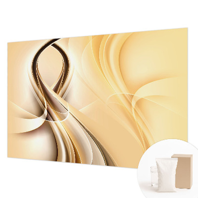 Fotobehang met golvende lijnen als patroon