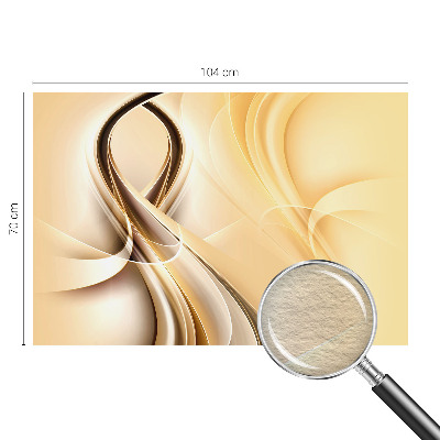 Fotobehang met golvende lijnen als patroon