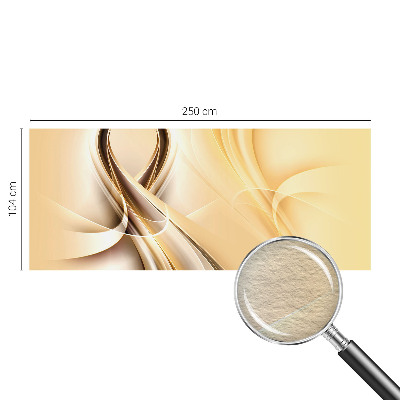 Fotobehang met golvende lijnen als patroon