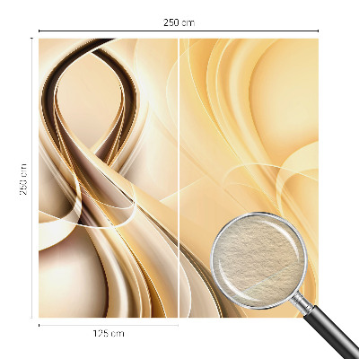 Fotobehang Golvende lijnen