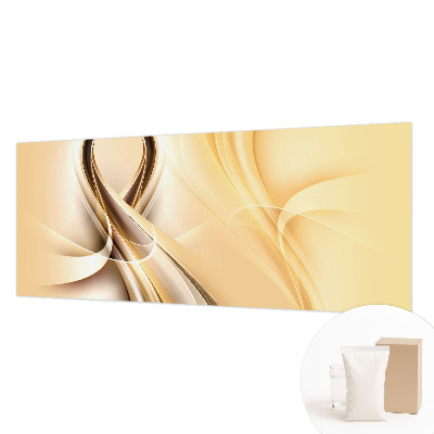 Fotobehang met golvende lijnen als patroon