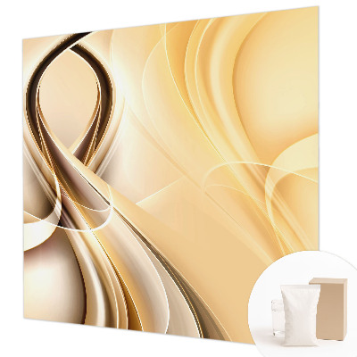 Fotobehang met golvende lijnen als patroon