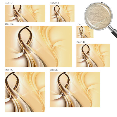 Fotobehang Golvende lijnen