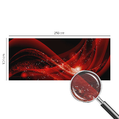 Behang met print Rode Vortex