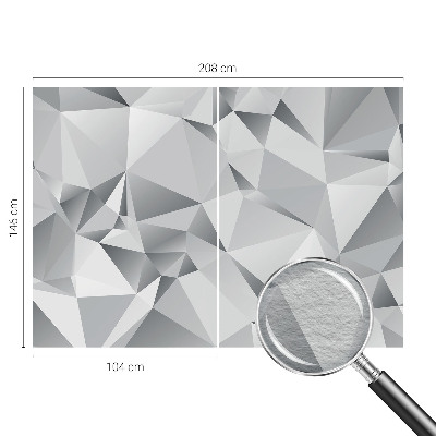 Foto behang op maat met een abstract geometrisch motief