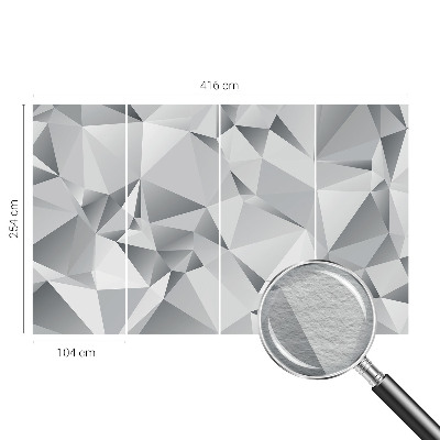 Foto behang op maat met een abstract geometrisch motief