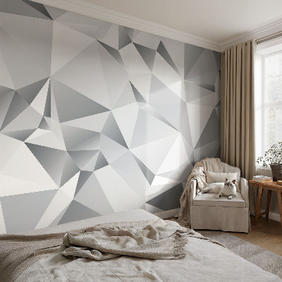 Foto behang op maat met een abstract geometrisch motief
