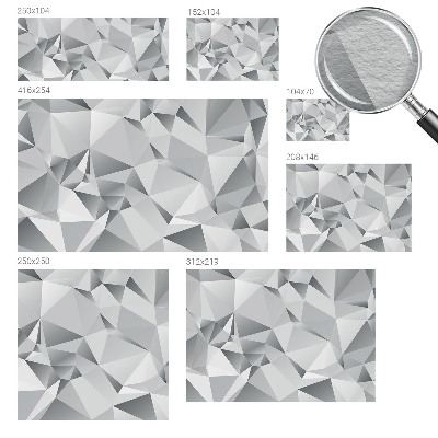 Foto behang op maat met een abstract geometrisch motief