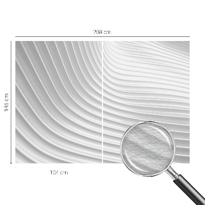 Fotobehang op maat Elegante golven