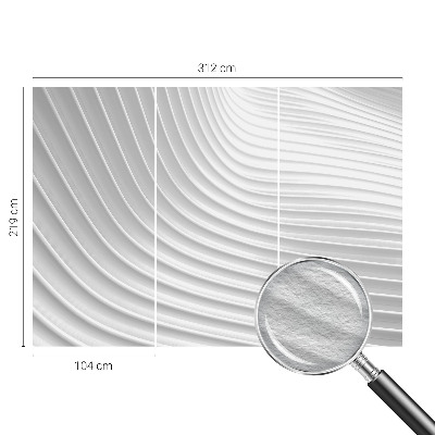 Fotobehang op maat Elegante golven