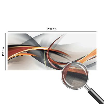 Naadloos fotobehang met een abstract dynamisch ontwerp