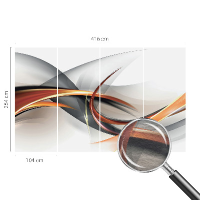 Naadloos fotobehang Abstracte dynamica