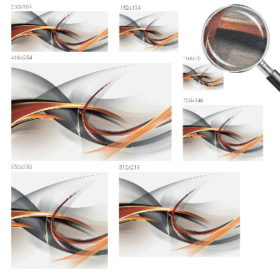 Naadloos fotobehang met een abstract dynamisch ontwerp