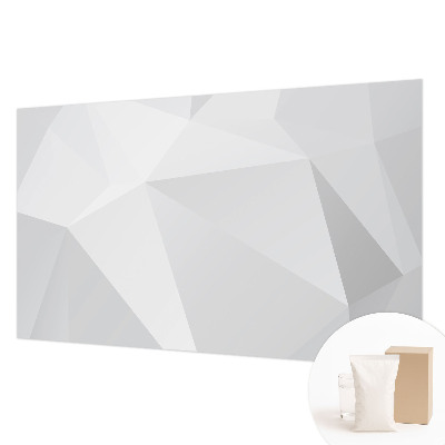 Fotobehang naadloos met een grijs driehoekmotief