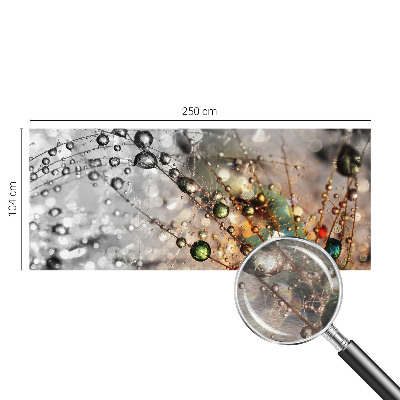 Fotobehang voor slaapkamer Ik dauw juwelen