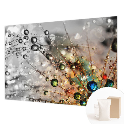 Fotobehang voor slaapkamer Ik dauw juwelen