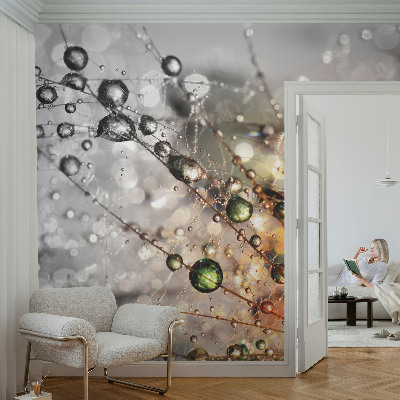 Fotobehang voor slaapkamer Ik dauw juwelen