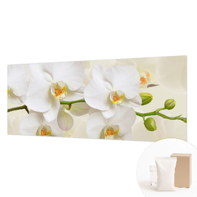 Fotobehang voor de slaapkamer met een bloemenpracht-ontwerp