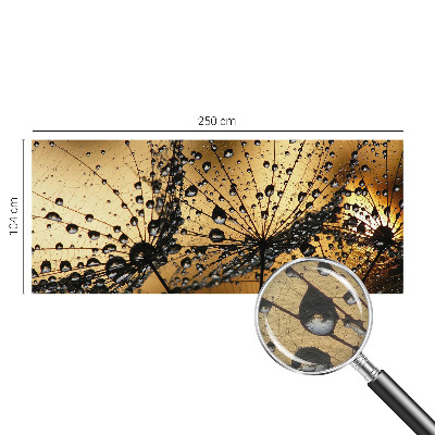 Fotobehang voor de woonkamer Fijne druppels