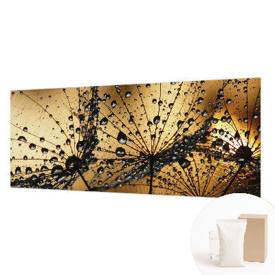 Fotobehang voor de woonkamer Fijne druppels